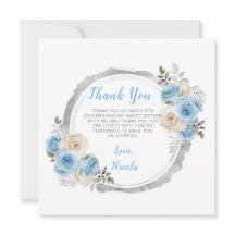 Stoffig Blauw Zilver Elegante Bloemen Sweet Sixtee