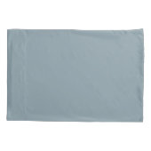 Stoffig blauwe Griekse sleutel monogram paar stand Kussensloop (Achterkant-Links)