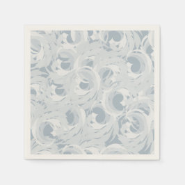 Stoffig Blauwgroen Blauw Patroon Servet