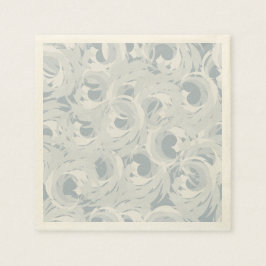 Stoffig Blauwgroen Blauw Patroon Servet