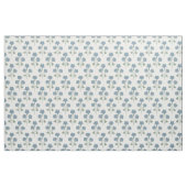 Stoffig denim & perzik kust botanisch stof (Fat Quarter)