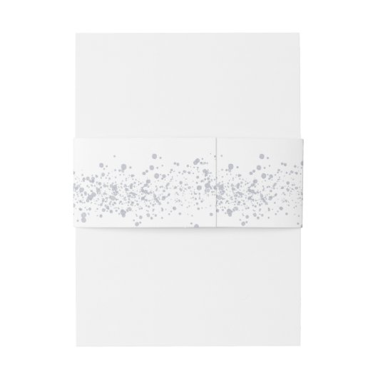 Stoffig Goud en Blauw Huwelijk Uitnodigingen Wikkel (Achterkant Voorbeeld)