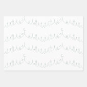 Stoffig groen Eid Mubarak Masjid Patroon Ontwerp Inpakpapier Vel (Voorkant 2)