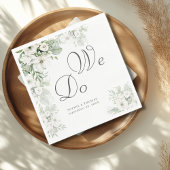 Stoffig groen floraal roos we doen waterverf bruil servet