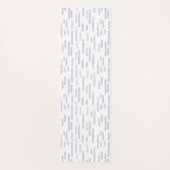 Stoffig Paarse en witte Inky Roundlines Pattern Yogamat (Achterkant)