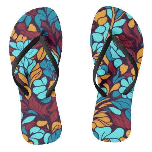 Stoffig patroon teenslippers (Voetbed)
