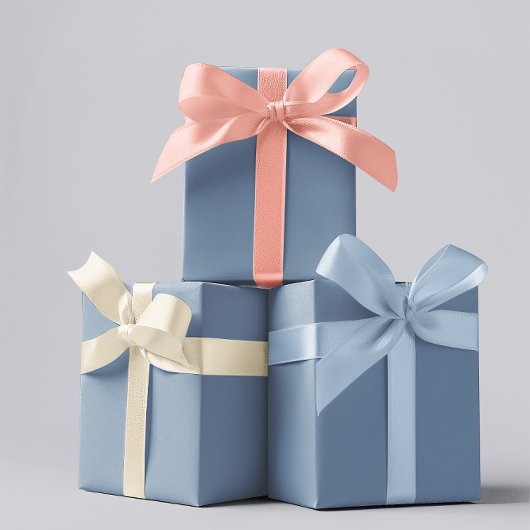 Stoffig Periwinkle Blauw Wrapping Paper Roll Cadeaupapier