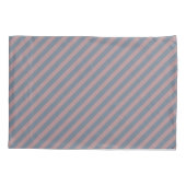 Stoffig Roos B48E92 / Slate Grey 708090 Stripes Kussensloop (Achterkant)