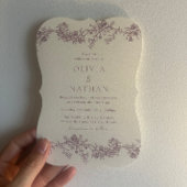  Stoffig Roos & Blush Bloemen Huwelijk Kaart