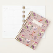 Stoffig Roos Botanische Paddestoel Vlinder Planner (Display)