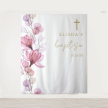 Stoffig Roos Elegante Bloemdoop Foto Achtergrond