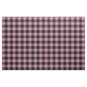 Stoffig Roos en Zwarte Buffel Plaid Stof (Fat Quarter)