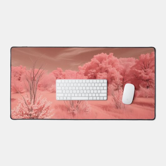 "Stoffig Roos Fall Leaves Desk Mat - Minimal Soft  (Keyboard & Muis)