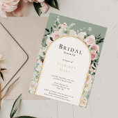 Stoffig Roos Gouden boog Sage Eenvoudig Vrijgezell Kaart