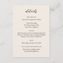  stoffig Roos Informatiekaartje