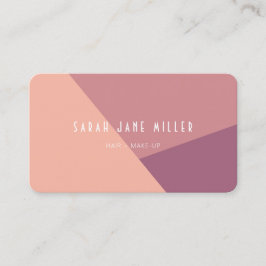 Stoffig Roos kleurenblok - modern Visitekaartje