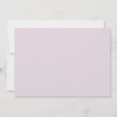 Stoffig Roos Mauve Blush Bloemen Waterverf bruilof Save The Date (Achterkant)