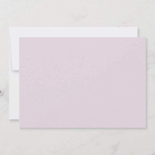 Stoffig Roos Mauve Blush Bloemen Waterverf bruilof Save The Date (Achterkant)