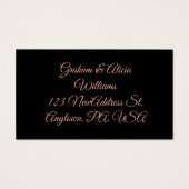 Stoffig Roos Nieuw adres behuizing Kaart (Achterkant)