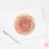 Stoffig Roos RSVP-Sticker Ronde Sticker (Envelop)