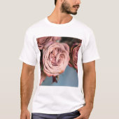 stoffig roos t-shirt (Voorkant)