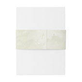 Stoffig roos Witte Bloemen bruiloft Uitnodigingen Wikkel (Achterkant Voorbeeld)