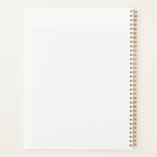 Stoffig roze blauw geel groen bloemenhortensia's planner (Achterkant)