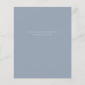 Stoffig Roze Blauwe Eucalyptus BUDGET BRUILOFT Uit (Achterkant)