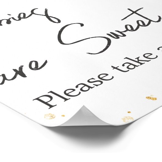 Stoffig Roze Bloemen Greenery Baby's zijn zoet Poster (Hoek)