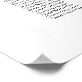 Stoffig Roze Boho Floral 17 Tafels Trouwstoelen Poster (Hoek)