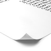 Stoffig Roze Boho Floral 30 Tafels Trouwstoelen Poster (Hoek)