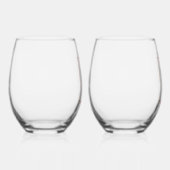Stoffig Roze Bow Stemloos Wijnglas Zonder Voet (Rechts)