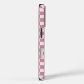 Stoffig roze dambordpatroon Case-Mate iPhone case (Achterkant / Rechts)