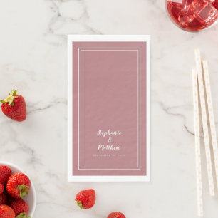 Stoffig Roze Eenvoudige Moderne Minimalistische Tr Servet
