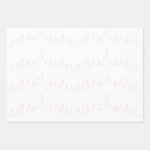 Stoffig Roze Eid Mubarak Masjid Patroon Ontwerp Inpakpapier Vel (Voorkant 2)