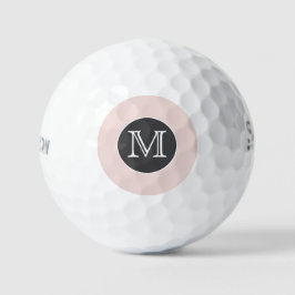 Stoffig roze golfballen