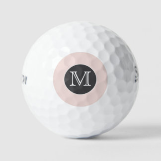 Stoffig roze golfballen