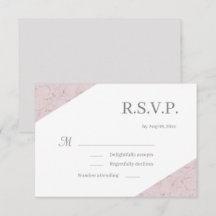 Stoffig Roze Grijs Witte Elegante Marmeren Trouw R