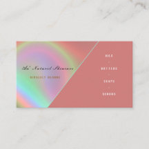 Stoffig roze holografisch