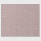 Stoffig Roze Linnen Cadeaupapier (Vlak)