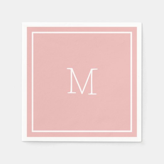 Stoffig roze papieren servet (Voorkant)