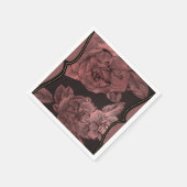 Stoffig Roze  Roos Goud Elegant Glam Mauve Servet (Hoek)
