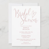 Stoffig Roze Roze Elegante Script Bruidsmeisje Fee Kaart (Voorkant)