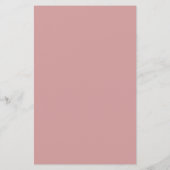 Stoffig Roze Script Gast Trouwweekend Programma (Achterkant)