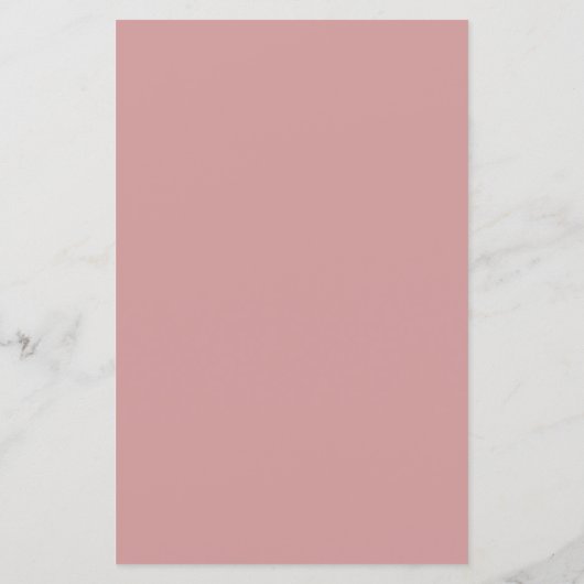 Stoffig Roze Script Gast Trouwweekend Programma (Achterkant)