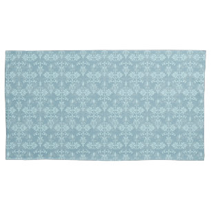 Stoffig Teal Damastpatroon Victorian Boho Kussensloop