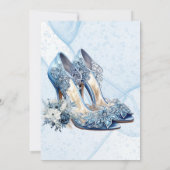 Stoffige Alcohol Ink Bloemen Hakken Bachelorette P Kaart (Achterkant)