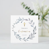 stoffige blauwe baard bevestiging kaart (Staand voorkant)