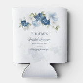 Stoffige Blauwe Bloeiende Eucalyptus Vetplant Blikjeskoeler (Achterkant)