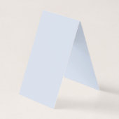 Stoffige blauwe bloemen delen het liefdesbord kaart (Achterkant)